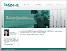 Tablet Screenshot of midcountryfinancial.com